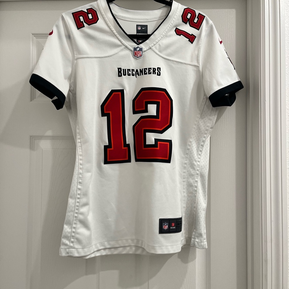 Nike NFL Tampa Bay Buccaneers Tom Brady #12 White Game Jersey Women's- Size M